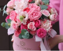 Цветы в коробках