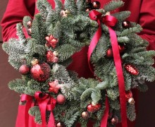 Новогодние и рождественские венки