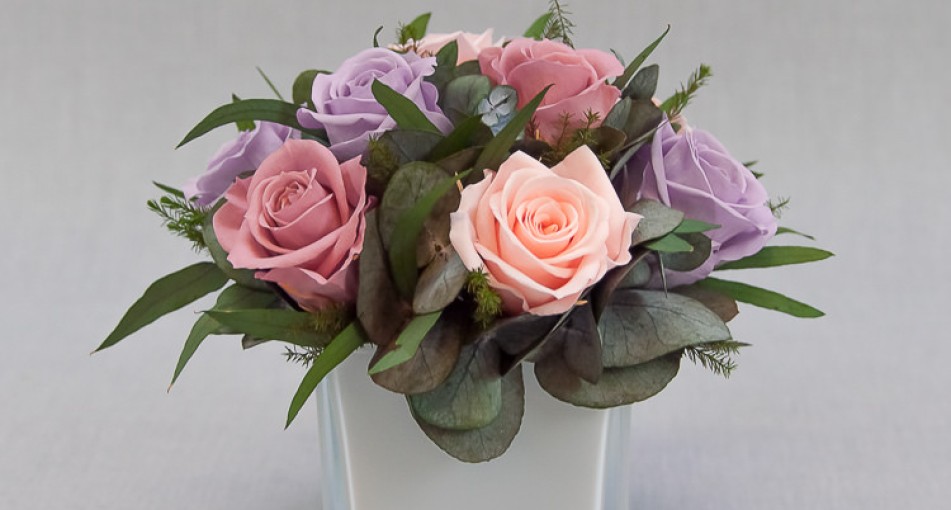 Стабилизированные цветы – новинка во флористике