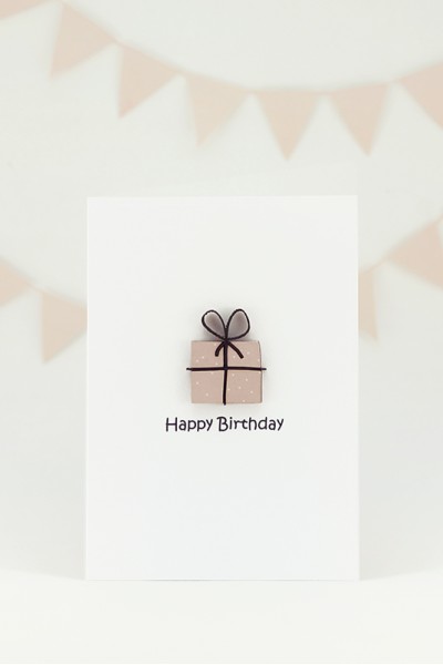 Открытка "Happy birthday"
