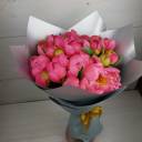 Букет из коралловых пионов - миниатюра