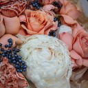 Букет Кофе с молоком - с добавлением зелени - миниатюра 