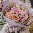 Букет Звезда Вега - с добавлением зелени - миниатюра 