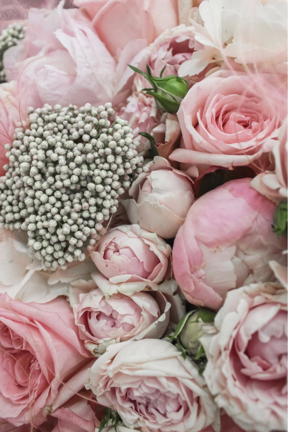 Букет Морганит - с добавлением зелени