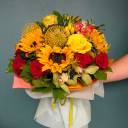 Букет Техас - подарочное оформление - миниатюра