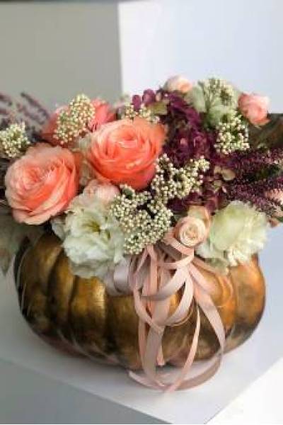 Композиция "Золотая тыква" №2