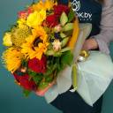 Букет Техас - с добавлением зелени - миниатюра 