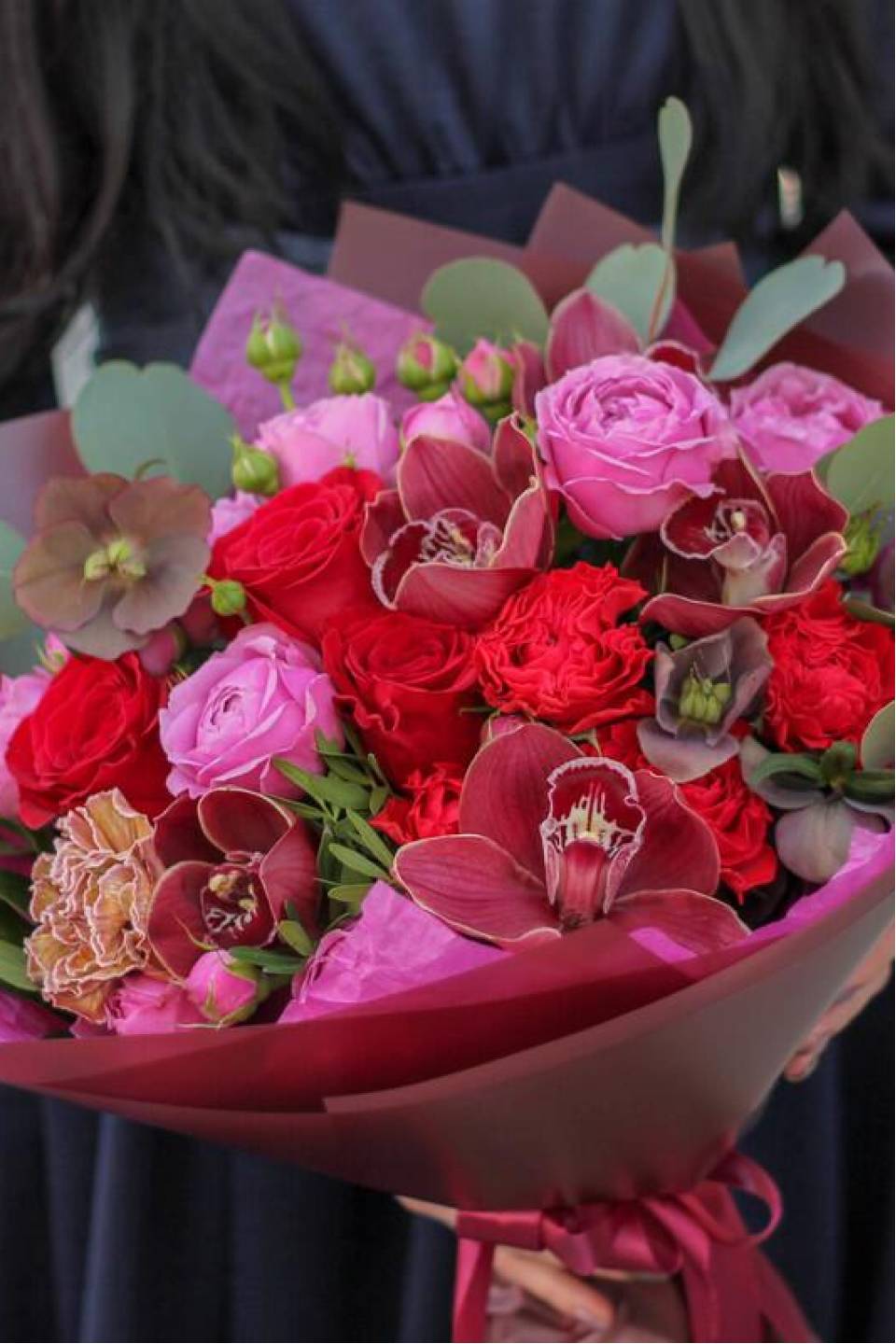 Букет Алый рассвет