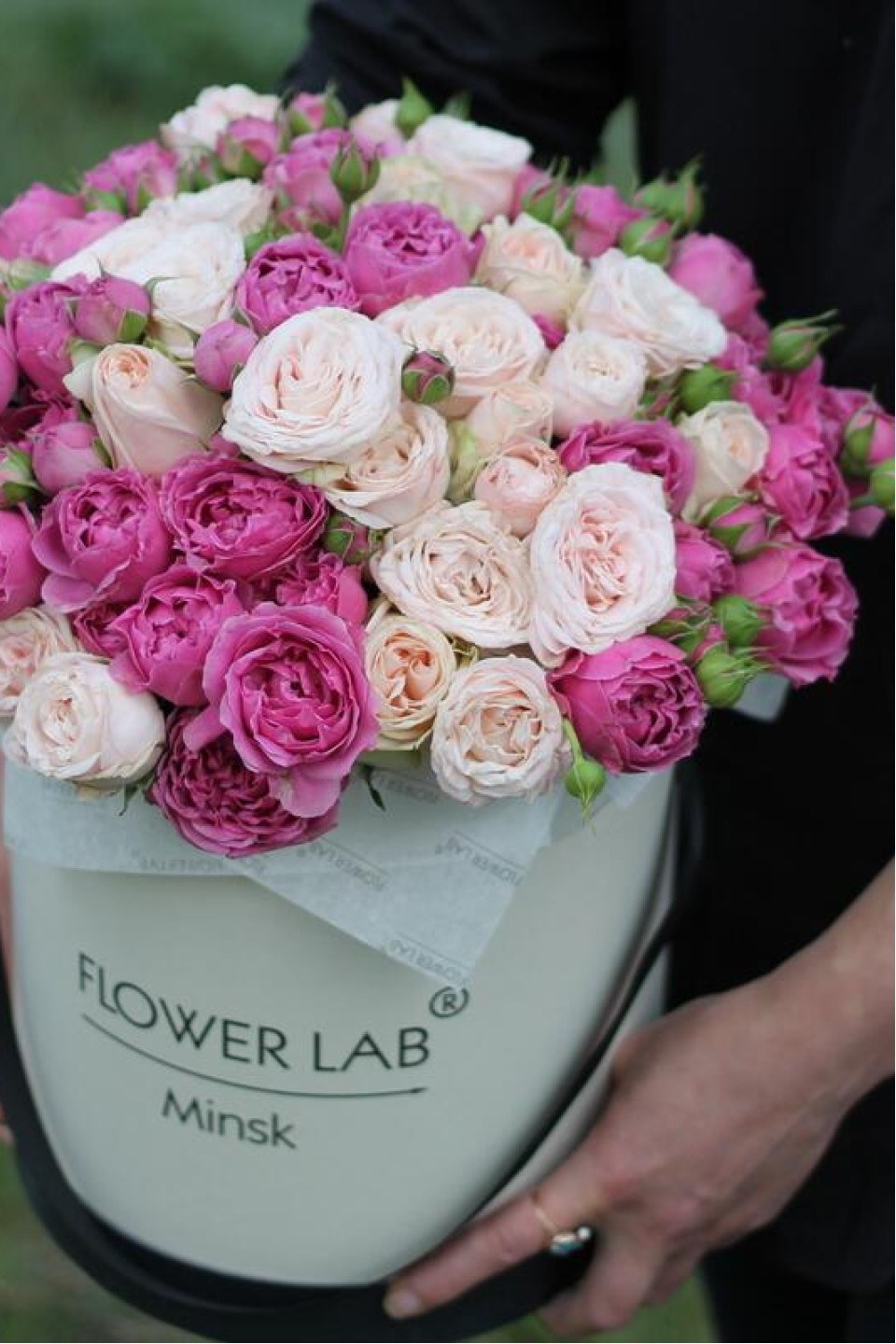 Цветы в коробке Бомбастик