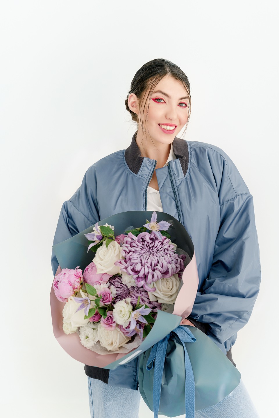 Букет Оливия - подарочное оформление