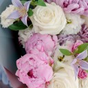 Букет Оливия - с добавлением зелени - миниатюра 