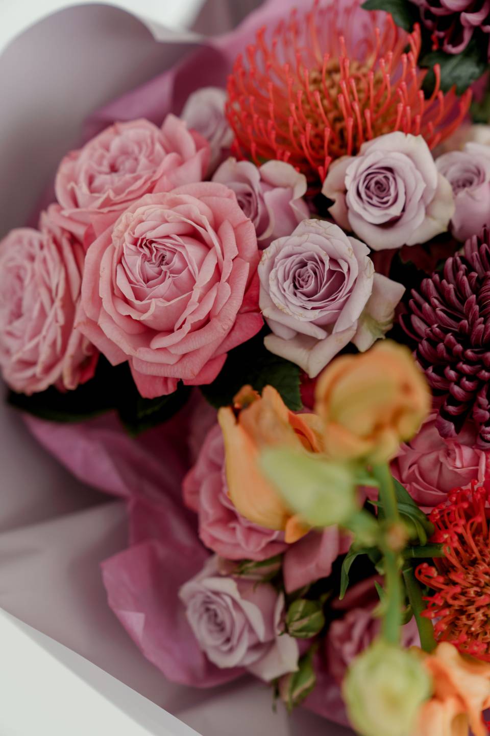 Букет Sarcasm - с добавлением зелени