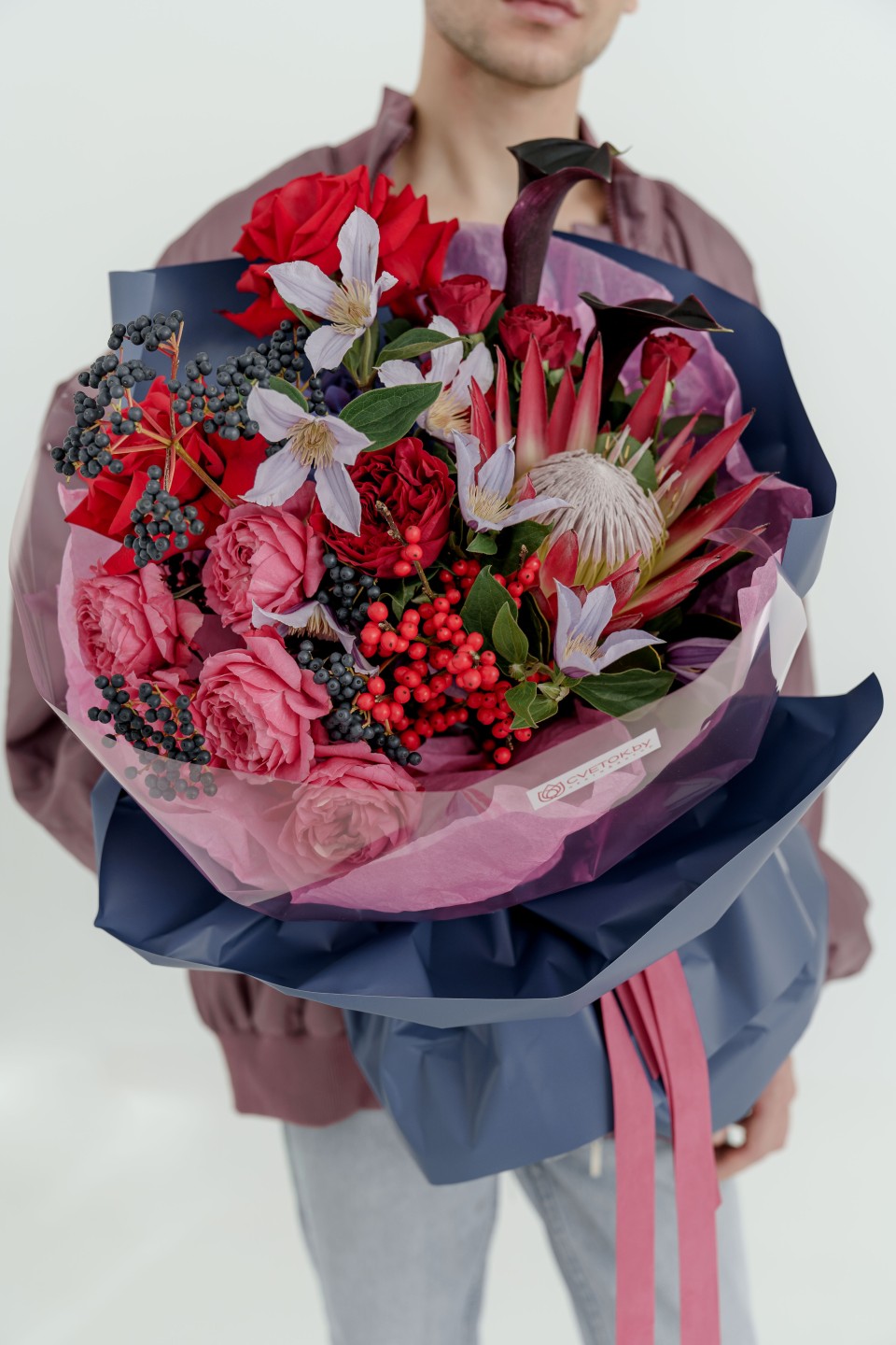 Букет Secrets - подарочное оформление