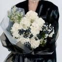Букет Mystic - с добавлением зелени - миниатюра 
