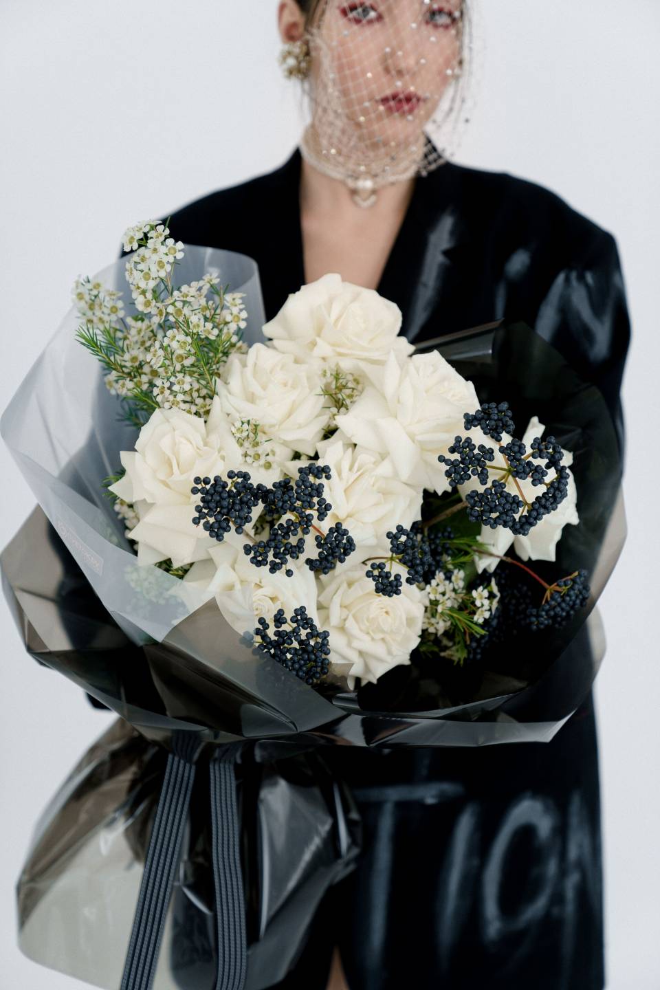 Букет Mystic - с добавлением зелени