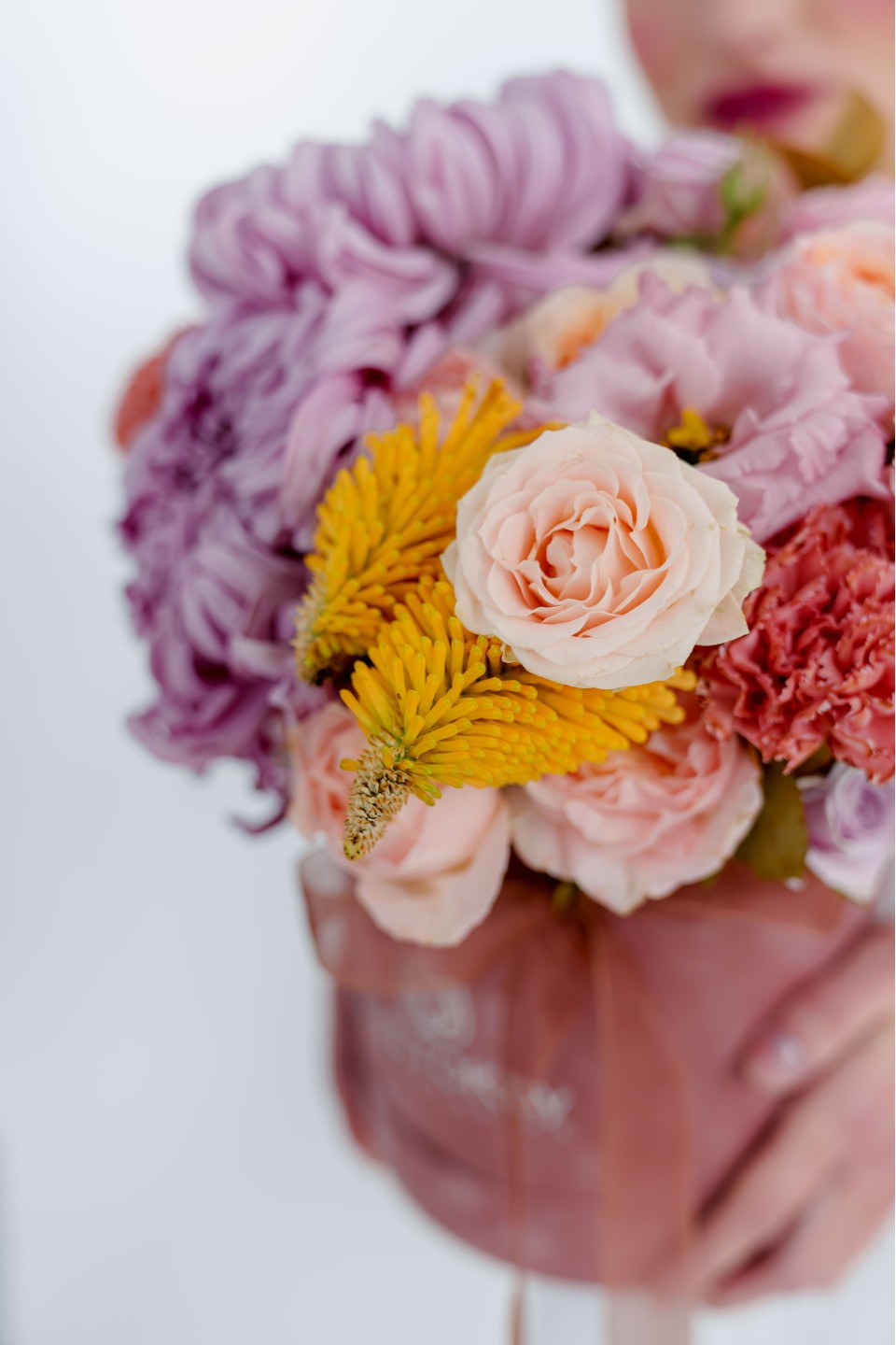 Композиция Асфоделий - подарочное оформление