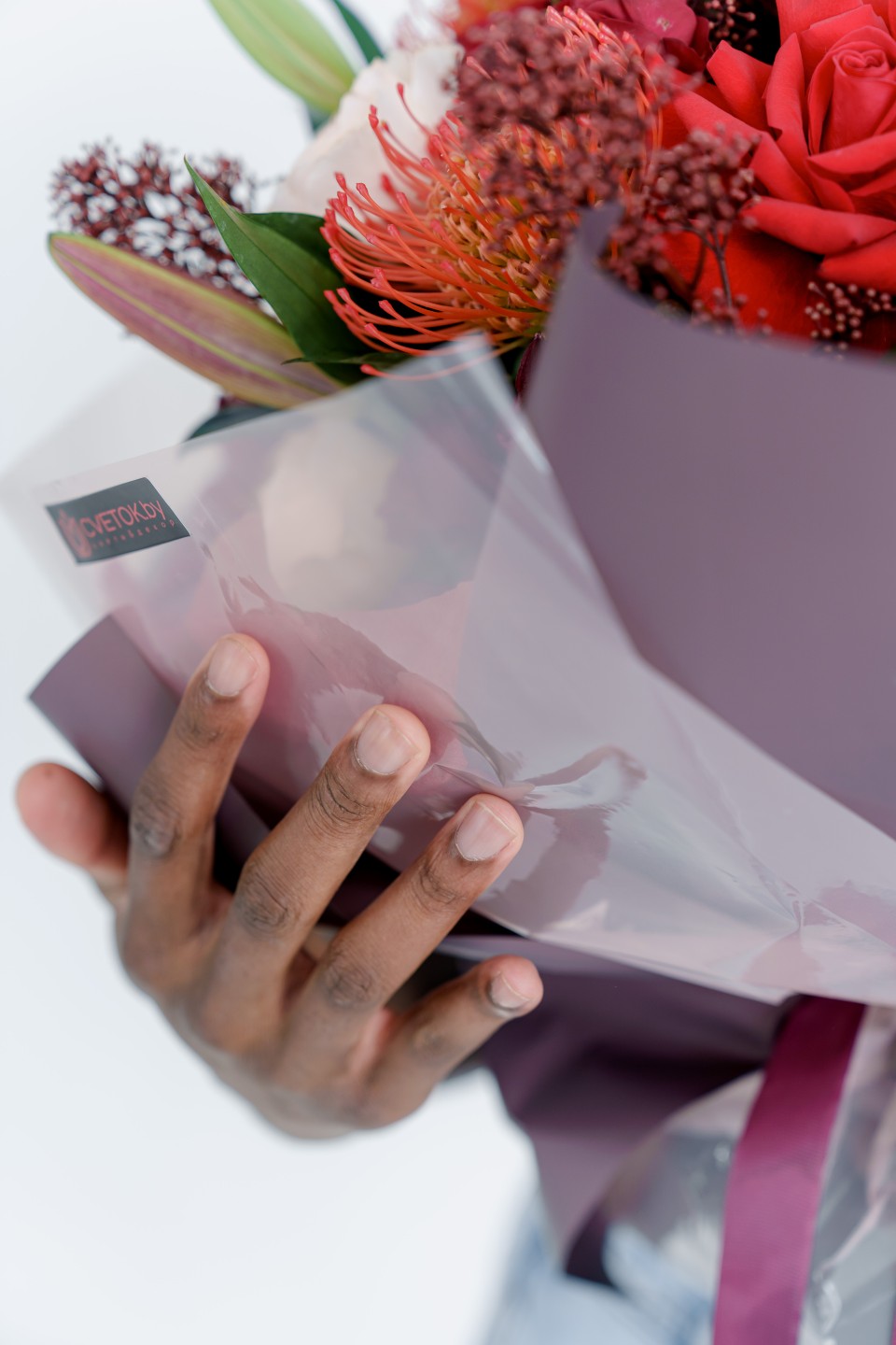 Букет Red pepper - подарочное оформление