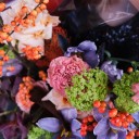 Букет Purple haze - подарочное оформление - миниатюра