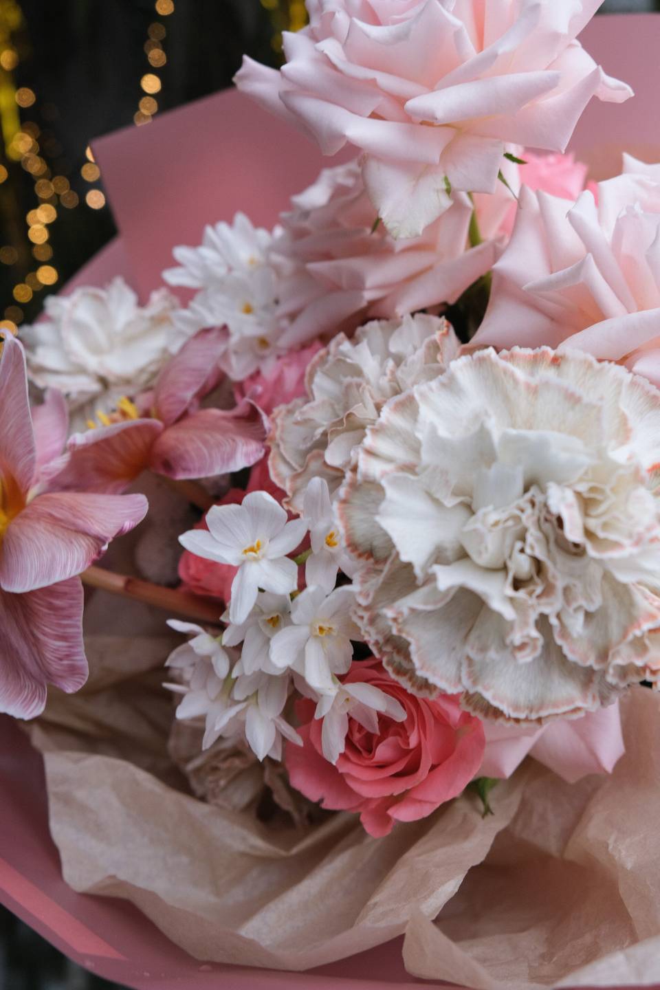 Букет Джером - с добавлением зелени