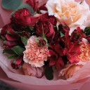 Букет Ален - с добавлением зелени - миниатюра 