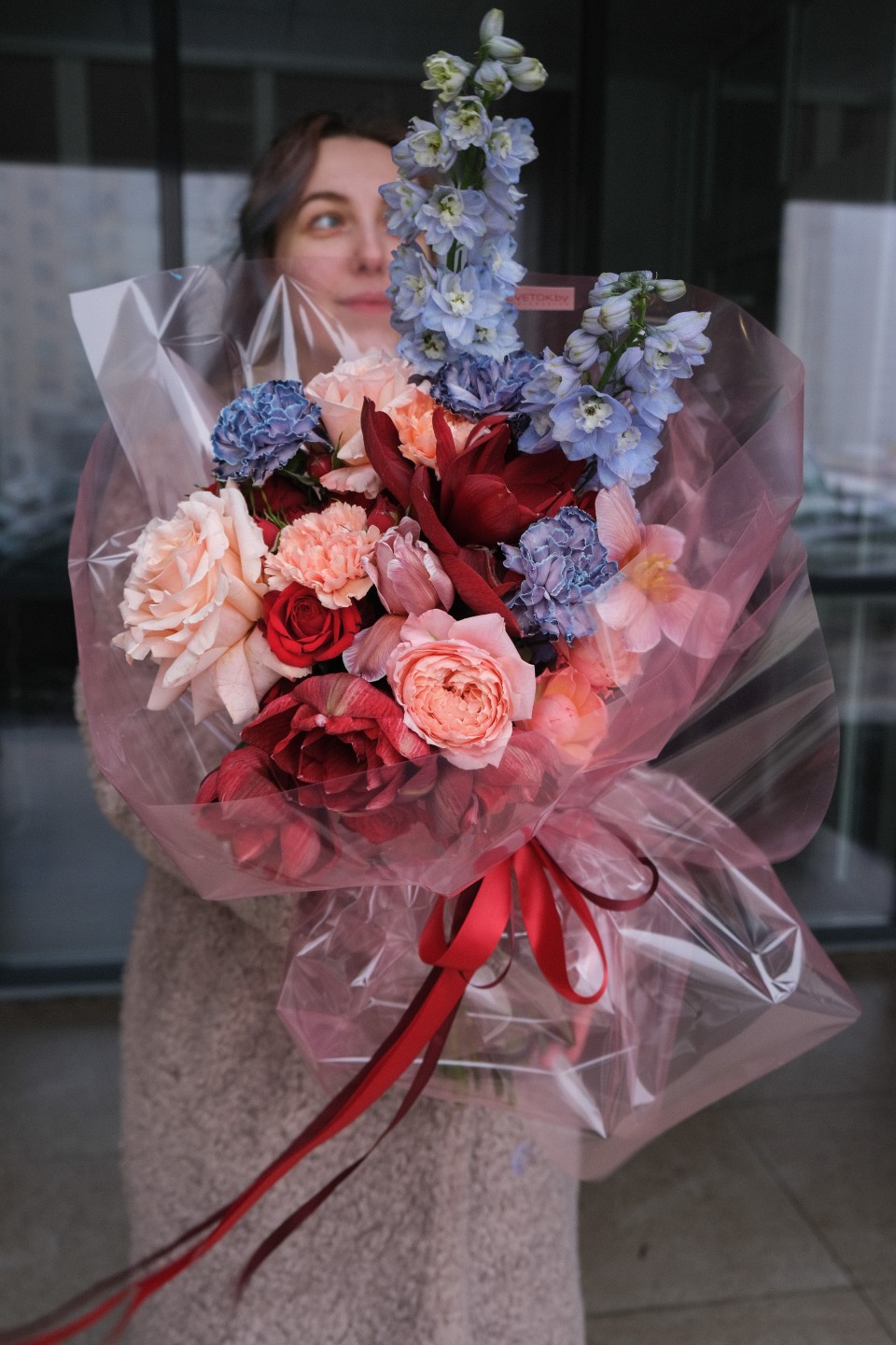 Букет Экспеланс - подарочное оформление