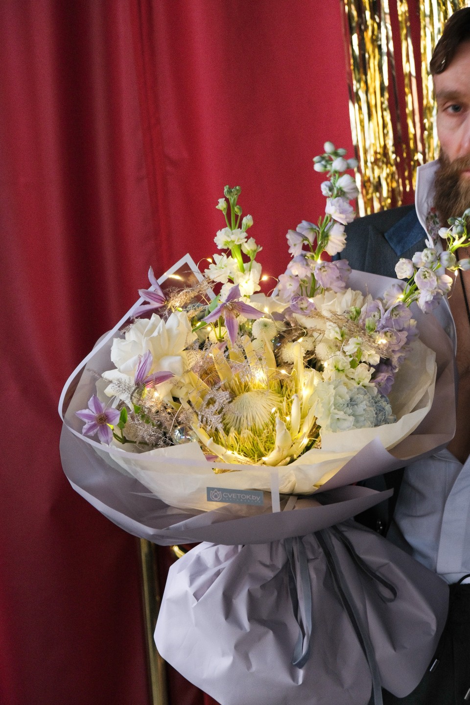 Букет Sparkling star - подарочное оформление