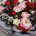 Букет Ясмин - с добавлением зелени - миниатюра 