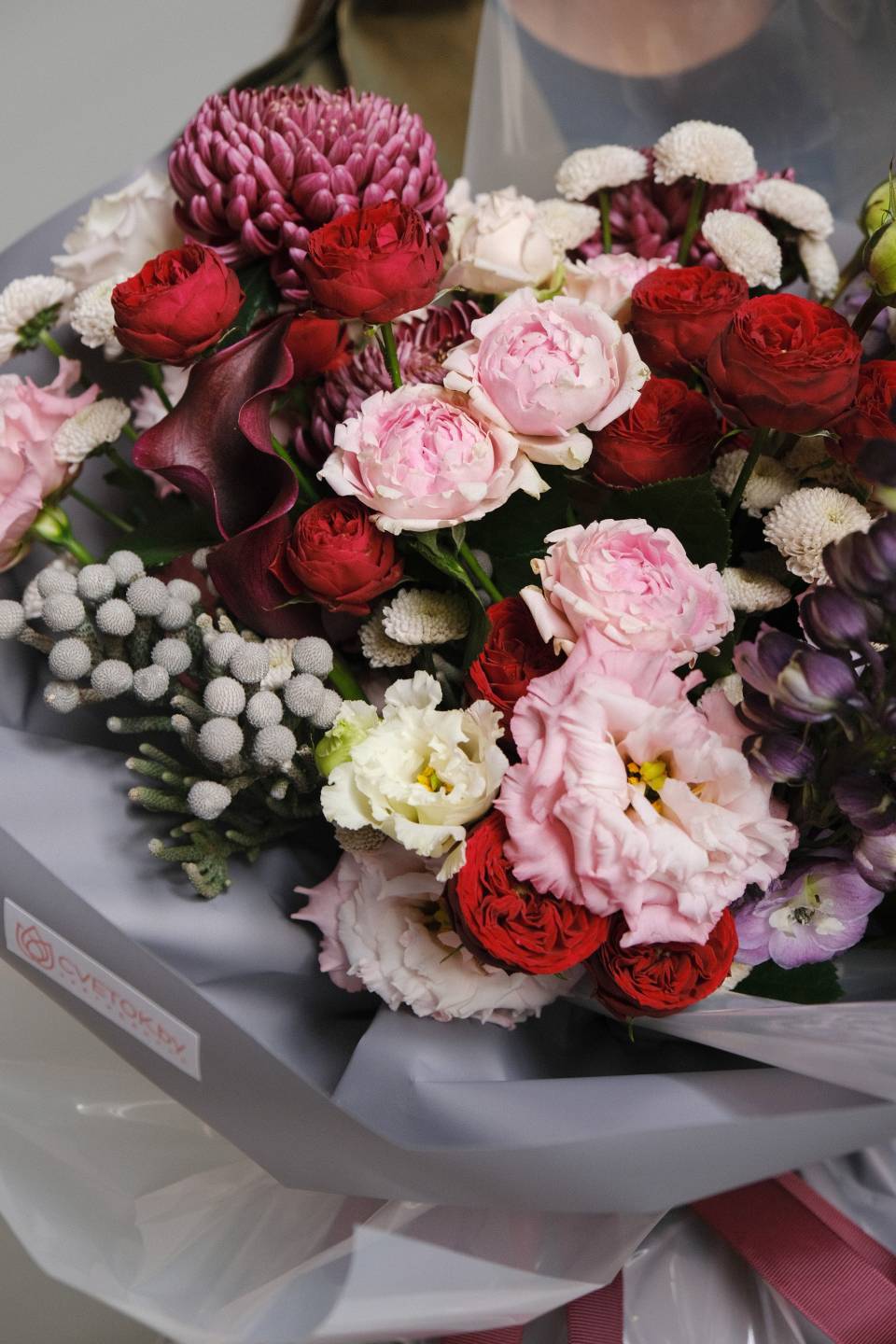 Букет Ясмин - с добавлением зелени