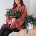 Новогодняя композиция Аромат корицы - с доставкой по Минску - миниатюра