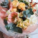 Букет Грейс - с добавлением зелени - миниатюра 