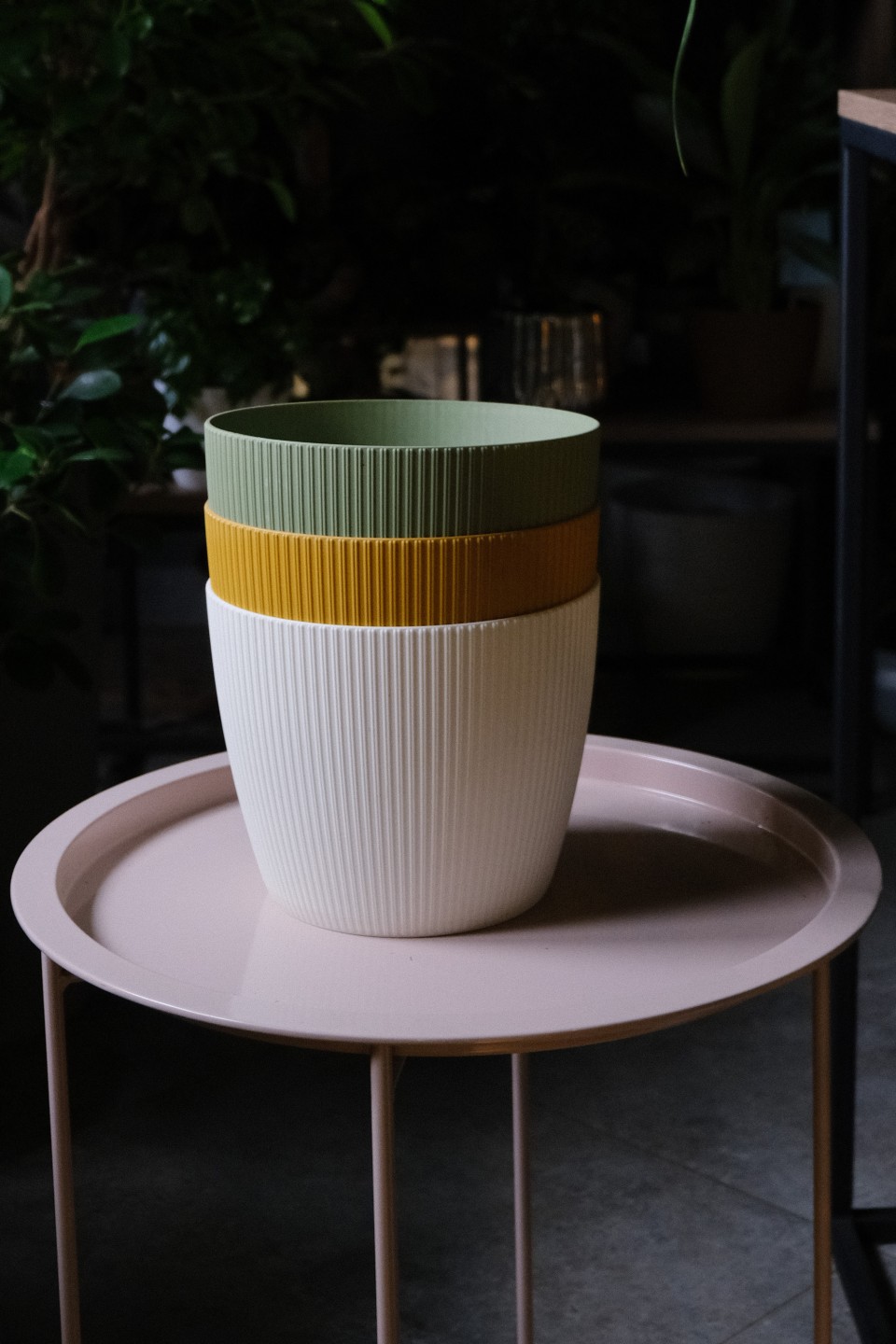 Кашпо ЭКО пластик - подарочное оформление