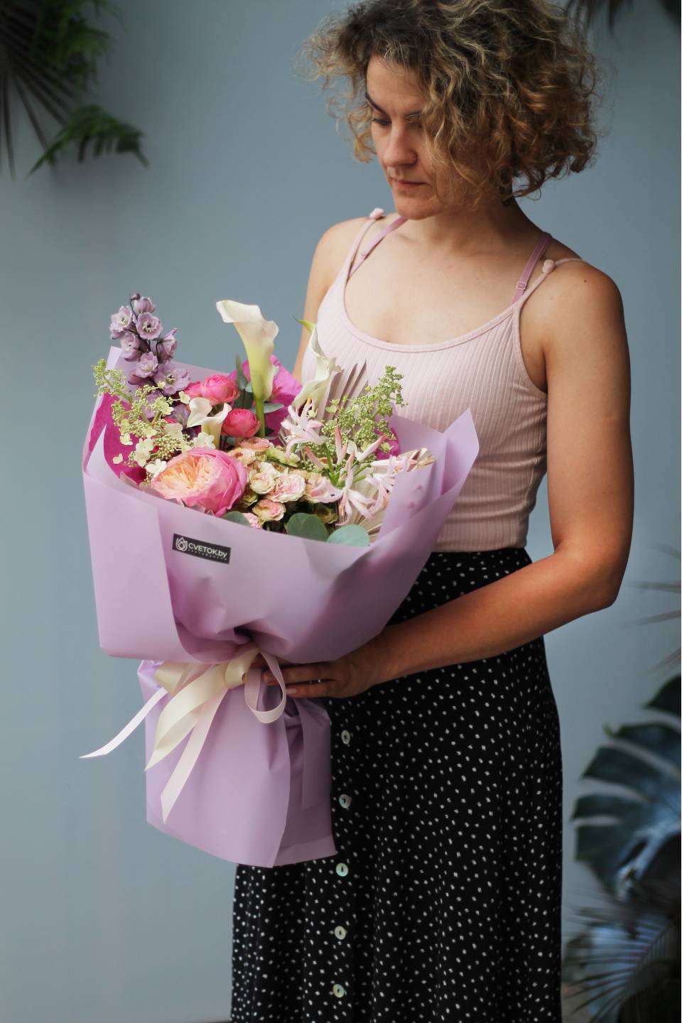 Букет Мелодия Вальса - подарочное оформление