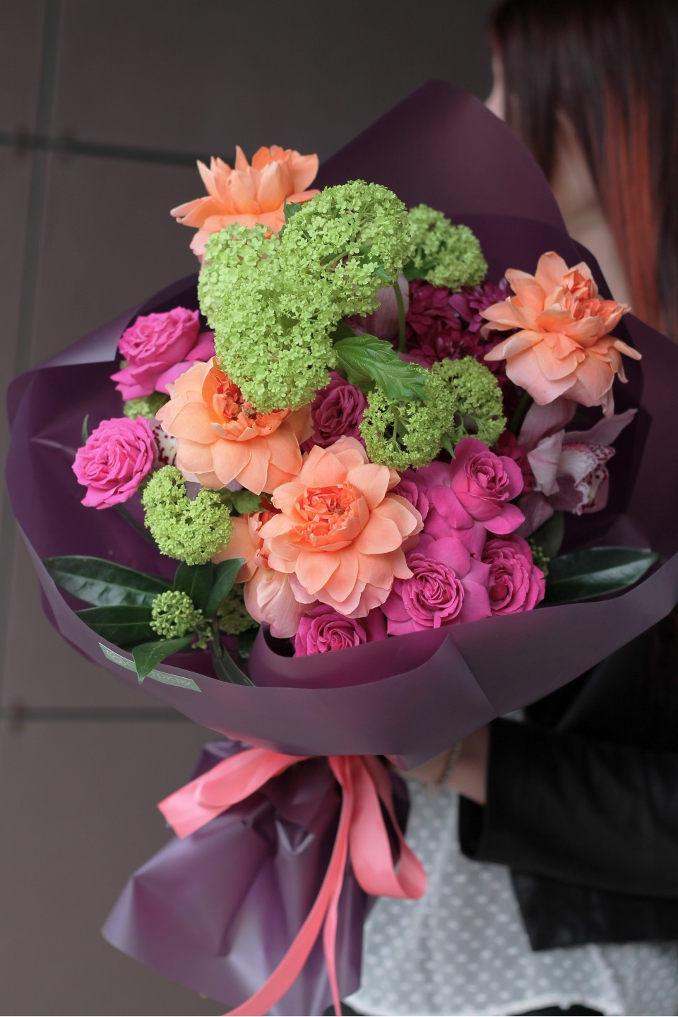 Букет Конфитюр - с добавлением зелени