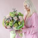 Букет Зелёный май - с добавлением зелени - миниатюра 