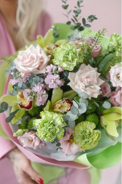 Букет "Зелёный май"