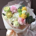 Букет Сириус - с добавлением зелени - миниатюра 