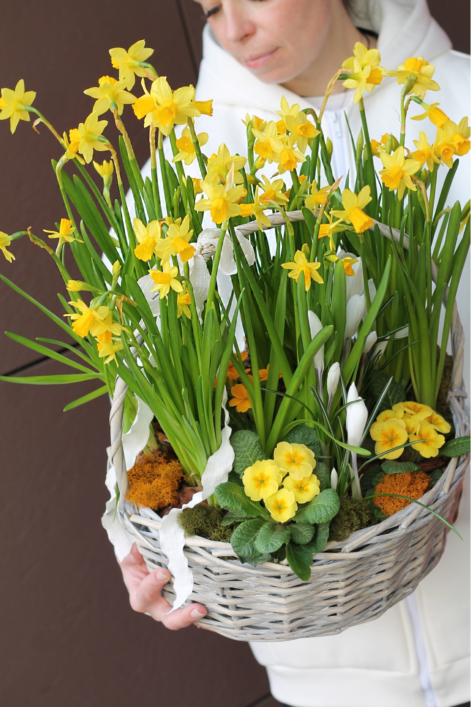 Корзина Солнечный День - подарочное оформление