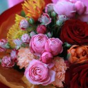 Букет El Corazón - с добавлением зелени - миниатюра 