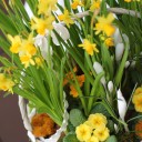 Корзина Солнечный День - с добавлением зелени - миниатюра 