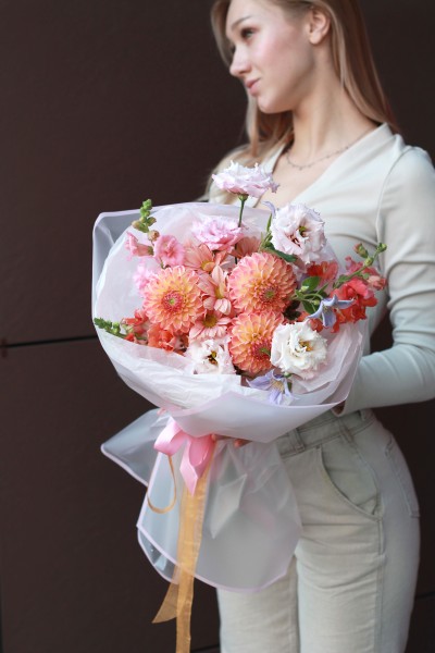 Букет "Абрикосовый пирог"