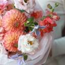 Букет Абрикосовый пирог - для женщины/молодой пары - миниатюра