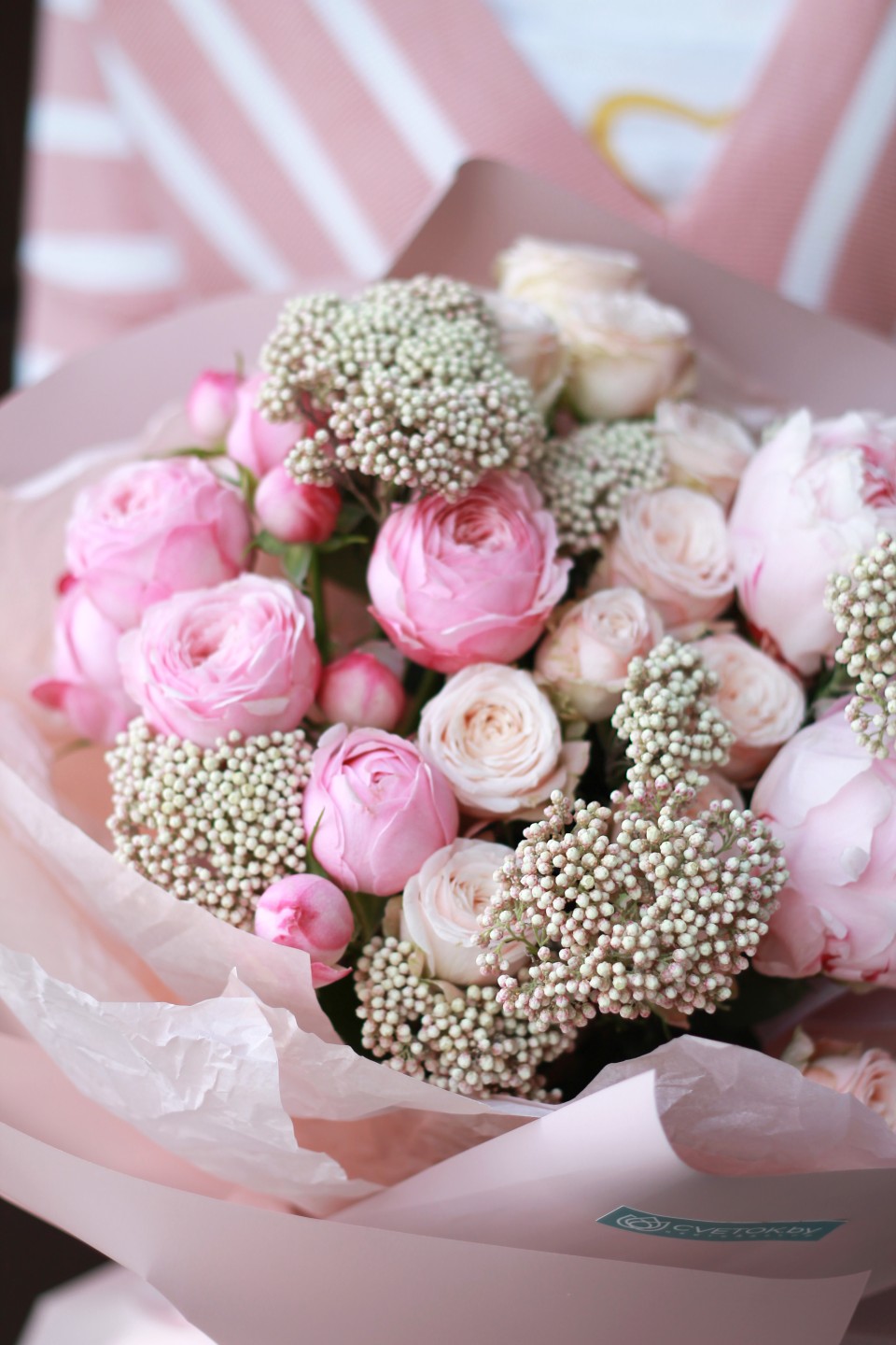 Букет Нежность прикосновения - подарочное оформление