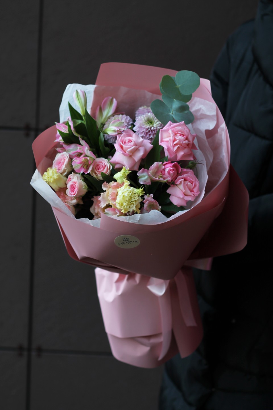 Букет Розовый Рассвет - с доставкой по Минску