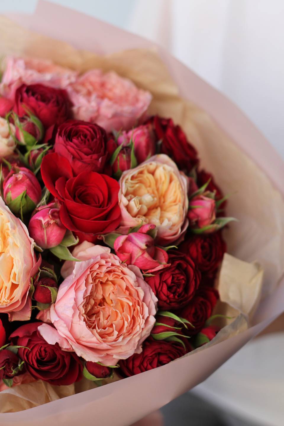 Букет Мирабель - подарочное оформление