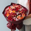 Букет Сказочная Поляна - с добавлением зелени - миниатюра 