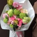 Букет Мельфи - с добавлением зелени - миниатюра 