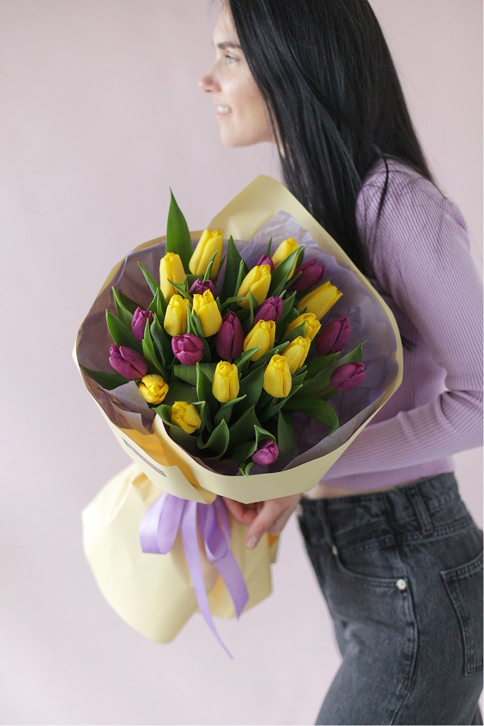 Букет из 25 тюльпанов Синдел