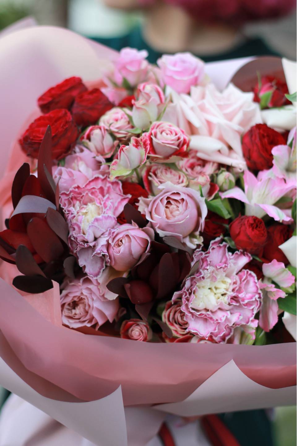 Букет Романс - подарочное оформление