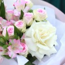 Букет Шампань - с добавлением зелени - миниатюра 