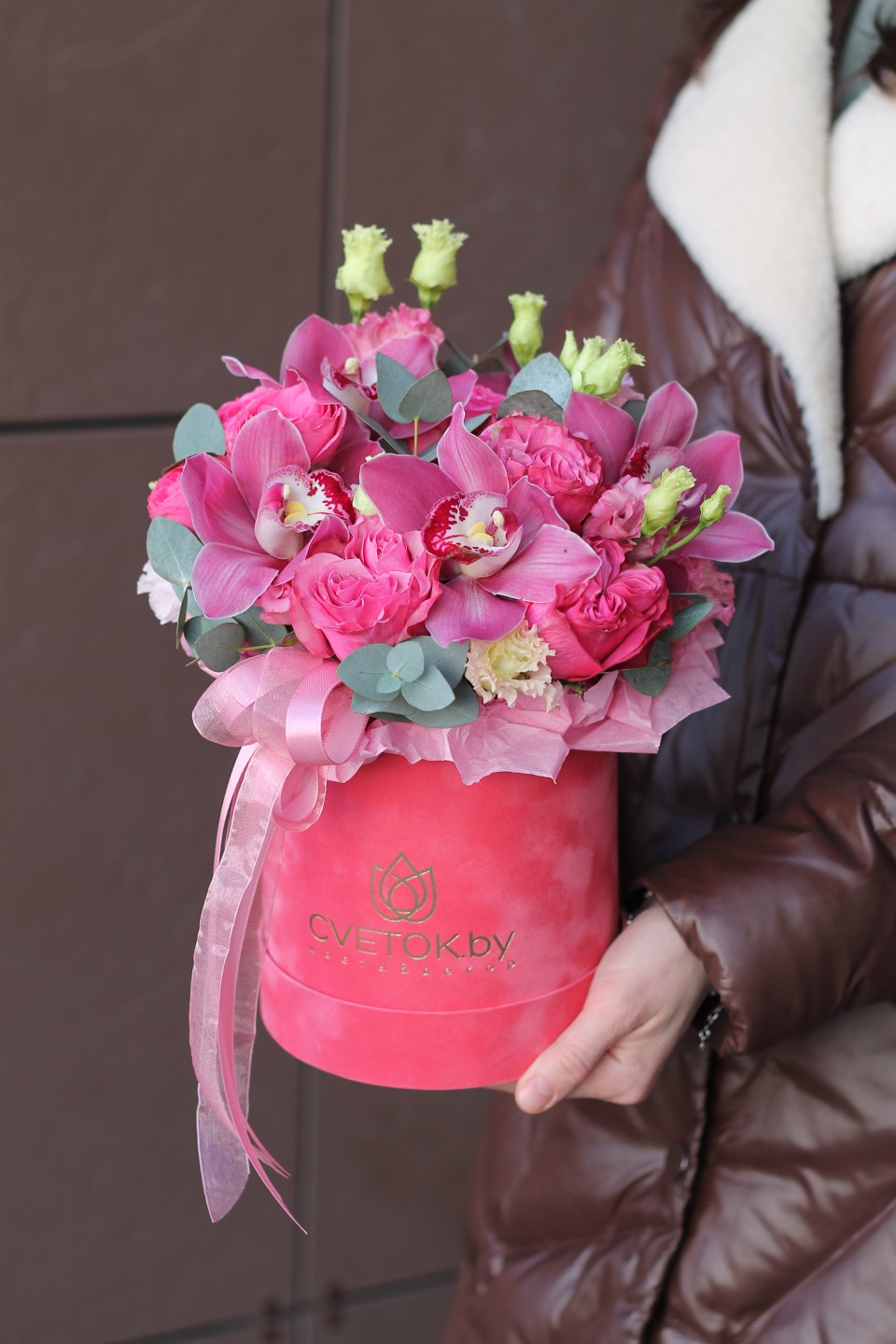 Коробочка Малиновые Чары - быстрая доставка в Минске